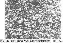 40Cr鋼淬火低溫回火試驗 40Cr鋼淬火低溫回火試驗